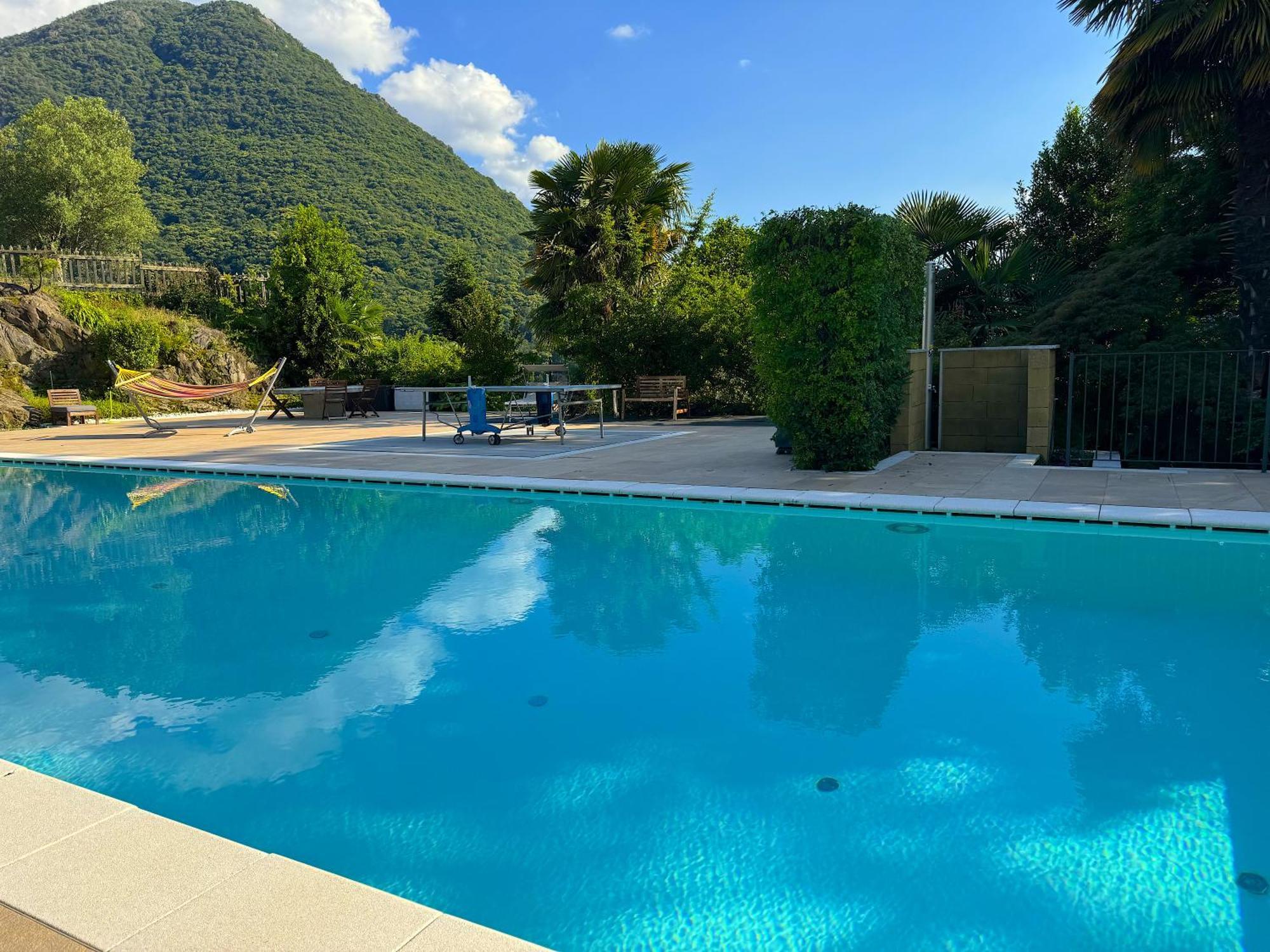 The Comfortable House With Big Pool In The Center Of Мерґоццо Екстер'єр фото